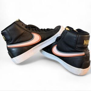 Nike Blazer Mid 77 Infinite Sneakers - Women's Size 7 - Black